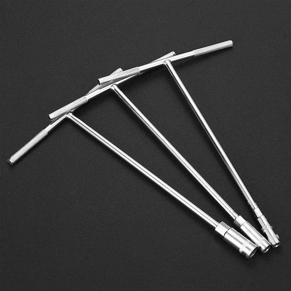 6 19Mm Steel T Shaped Hex Wrench Hand Tool Spanner Socket Adapter Repair 10Mm Hex Keys & Hex Wrenches