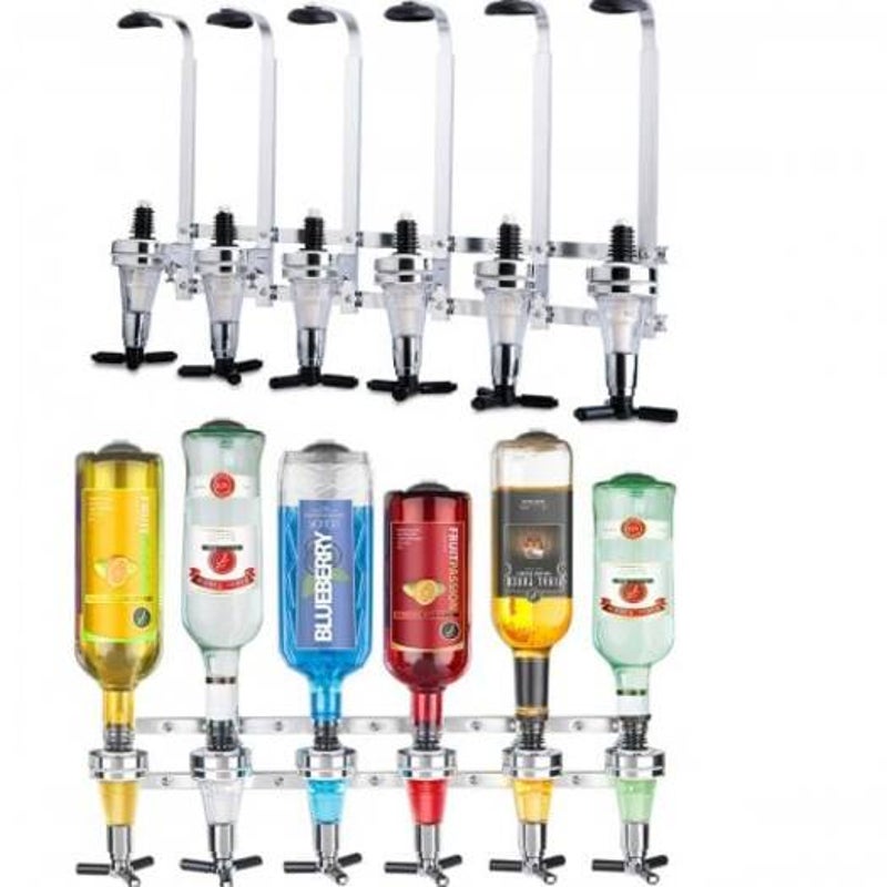 6 25Ml Bar Butler Wall Mounted Wine Liquor tail Beer Shot Dispenser Bottle Poland Dispensers