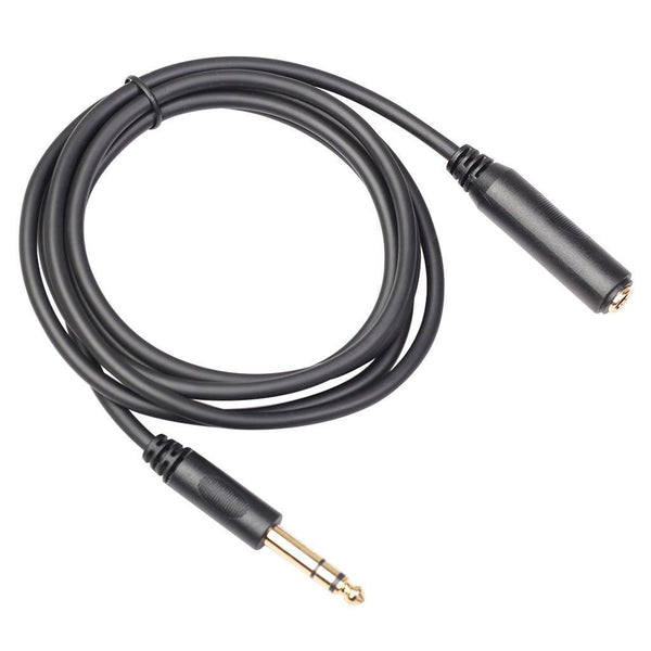6.35Mm Headphone Extension Cable Trs 1 / 4' Male To Female Stereo Electric Instrument Parts Accessories