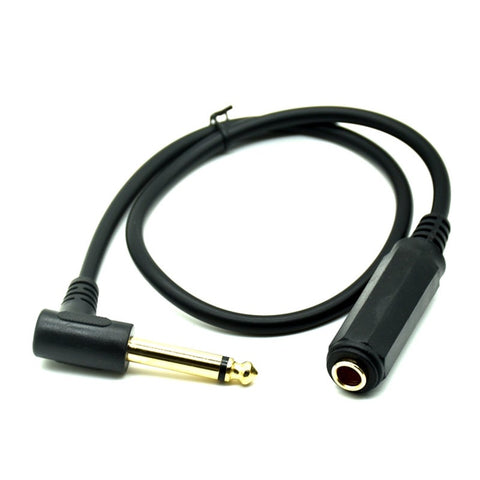 6.35Mm Mono Male To Female Patch Cable 1/4" Guitar Lead Audio Cables Snakes & Interconnects