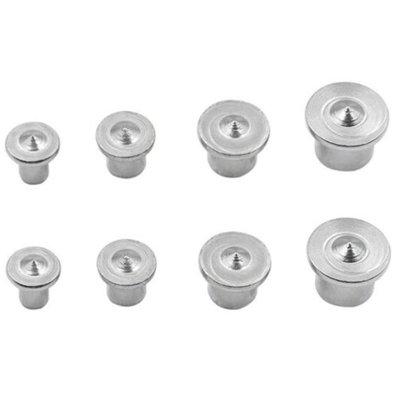 6 / 8 10 12Mm Woodworking Dowel Tenon Center Set 8Pcs Silver Drill Bits