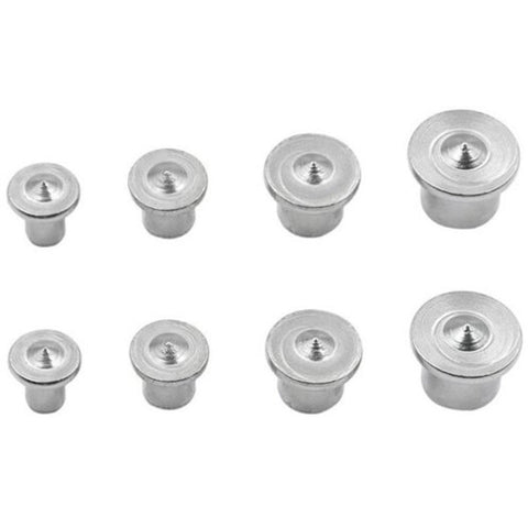 6 / 8 10 12Mm Woodworking Dowel Tenon Center Set 8Pcs Silver Drill Bits