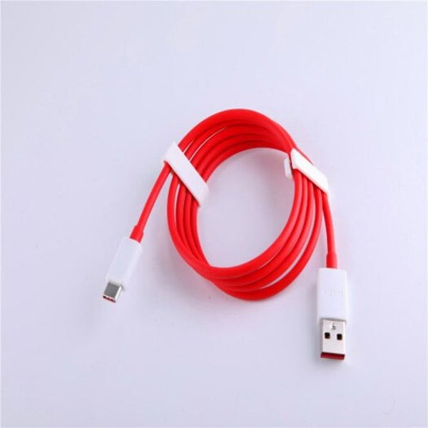 6 Dash Type C For Oneplus 3 3T 5 5T 4A Fast Charging Usb 3.1 Round Cable 1Metre Red Cables & Adapters