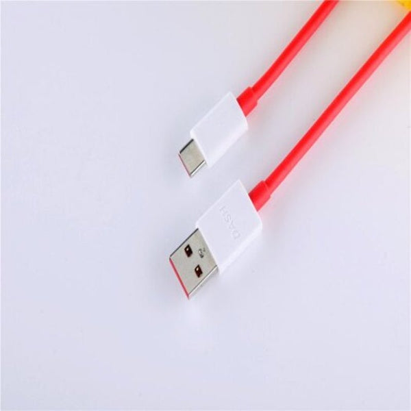 6 Dash Type C For Oneplus 3 3T 5 5T 4A Fast Charging Usb 3.1 Round Cable 1Metre Red Cables & Adapters