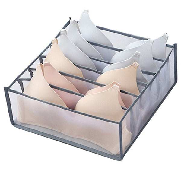 6 Grid Bra Storage Organiser Garment Bags