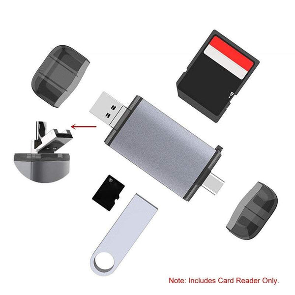 Card Readers 6 In 1 Usb Type Micro 2.0 Combo To Slot Tf / Sd 3.0 Adapter