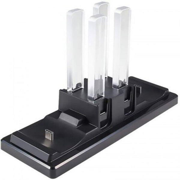 6 In 1 Charging Station For Nintendo Switch Joy Con Controllers Pro Black Chargers & Charging Docks