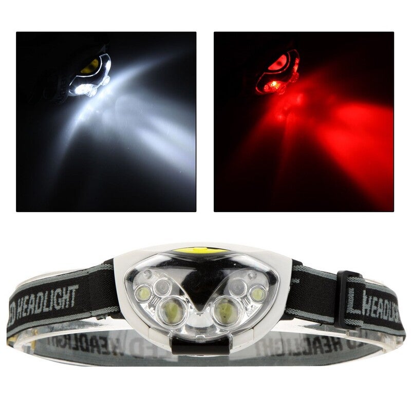 6 Led 1200 Lumens Outdoor Water Resistant Headlight Head Torches