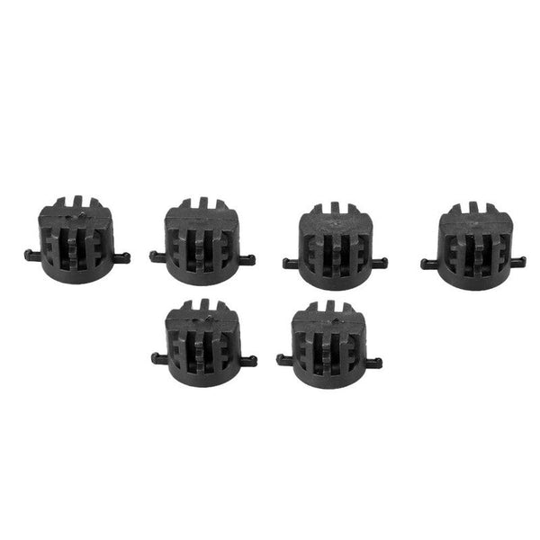 6 Pcs Surfboard Rail Plug Fcs Fin Plugs With 9Mm Screws Leash Fin Screws