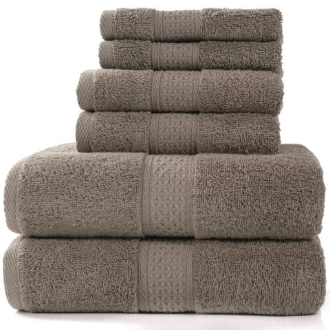 6 Piece Towel Sets Bath Face Hand Ver 5 Towels & Washcloths