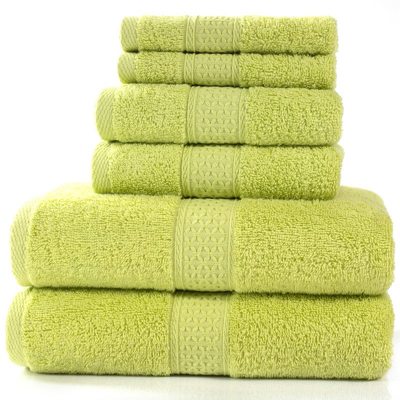 6 Piece Towel Sets Bath Face Hand Ver Towels & Washcloths