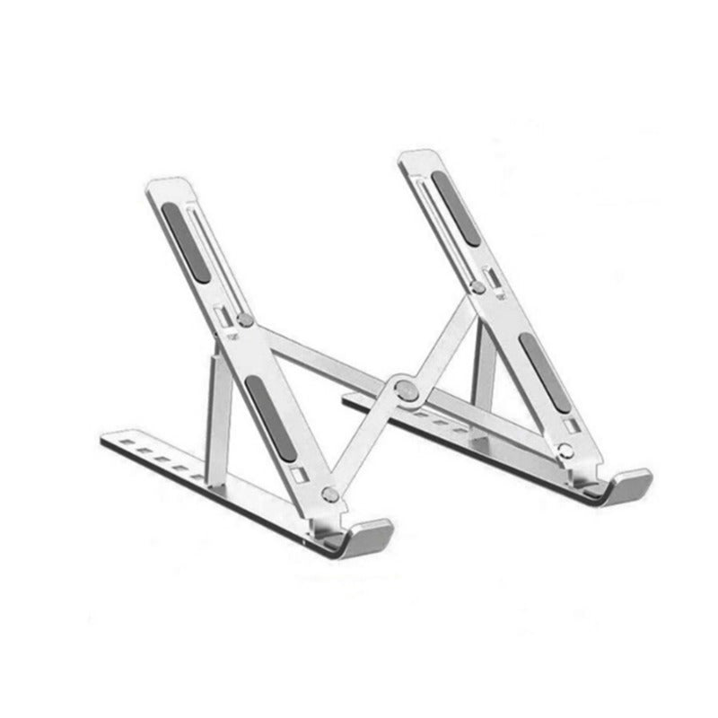 6 Speed Height Adjustment Aluminum Alloy Foldable Notebook Computer Stand Portable Heat Sink Base Stands Holders & Car Mounts