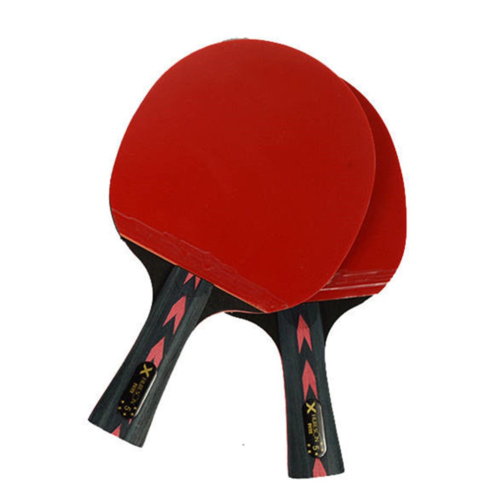 5 Star 2Pcs Upgraded Carbon Table Tennis Racket Set Powerful Ping Pong Bats
