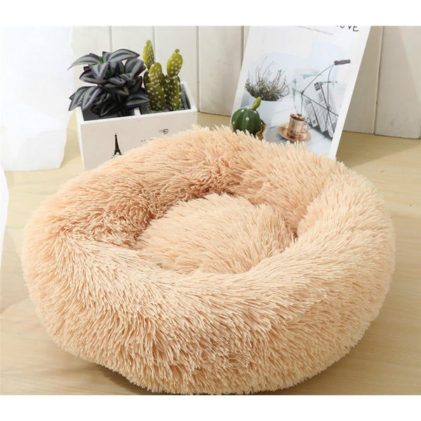60 X 60Cm Soft Fluffy Pet Dog Cat Round Bed Pet Beds