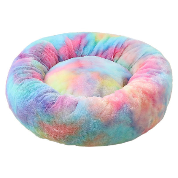 60 X 60Cm Soft Fluffy Pet Dog Cat Round Bed Pet Beds