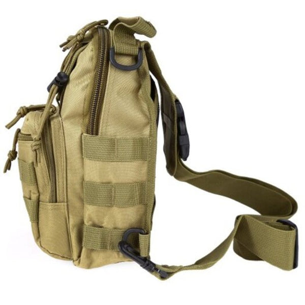 600D Outdoor Sports Bag Shoulder Military Camping Hiking Tactical Backpack Travel Trekking Khaki Other Bags