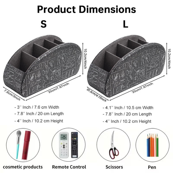 5 Slot Remote Control Holder Box Desktop Organizer For Tv Media Player Heater & Game Controllers Storage Boxes