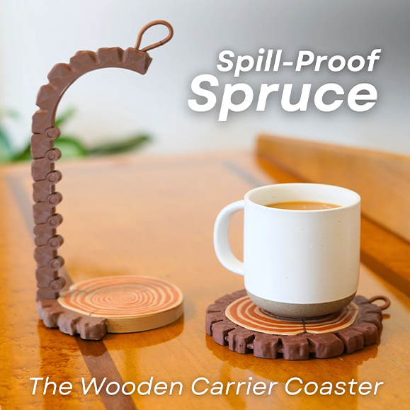 Printed Creative Coffee Cup Holder Coasters