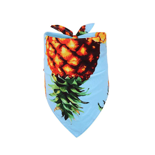 Pet Accessories Summer Fruit Style Pure Cotton Drool Towel Triangle Scarf Dog Clothing & Shoes