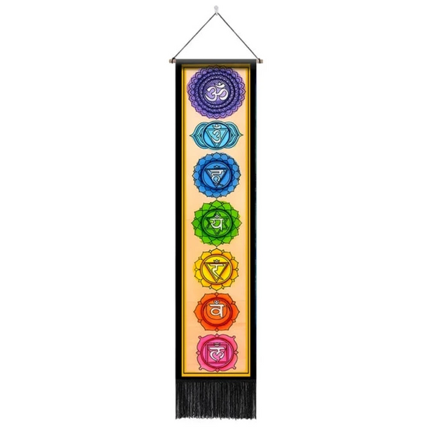 Seven Chakra Tapestry Hippie Mandala Chakras Wall Hanging Fabric Yoga Meditation For Spiritual Room Decor Tapestries