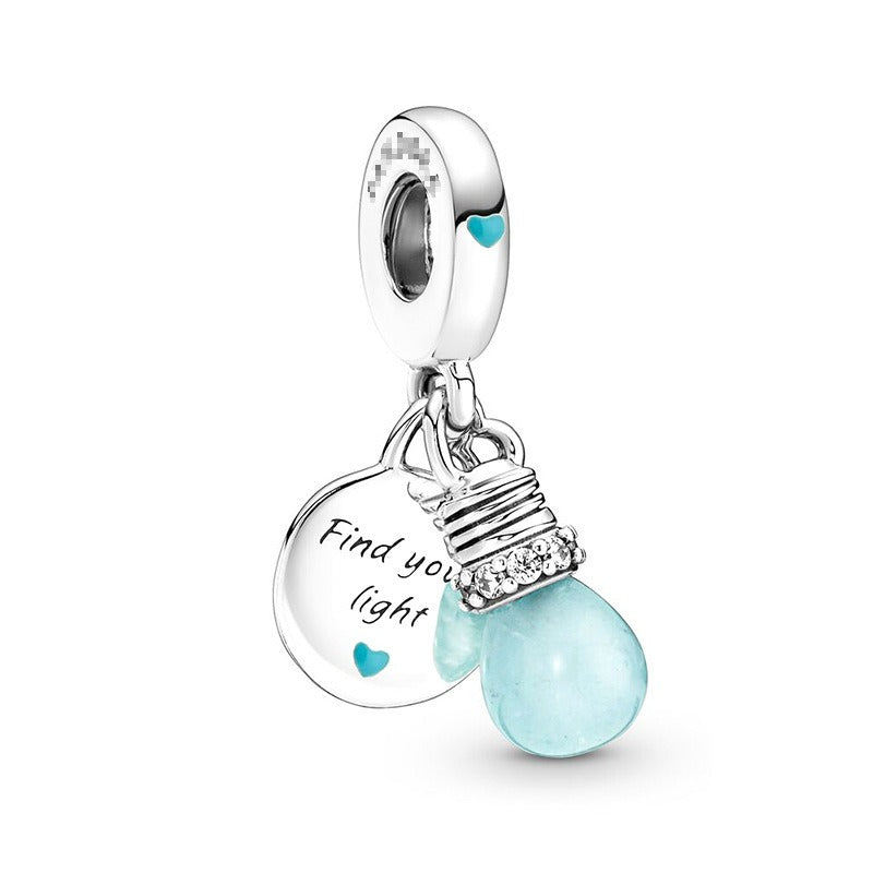 Veile Studios S925 Sterling Silver Eternal Confession Double Surround Heart Motorcycle Accessories Charms & Charm Bracelets