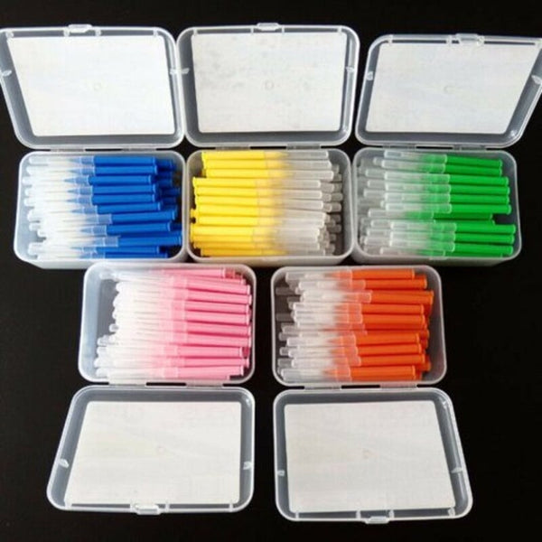 60Pcs 0.6 1.5Mm Interdental Brushes Health Care Tooth Flossing Head 0.6Mm Dental Floss & Flossers