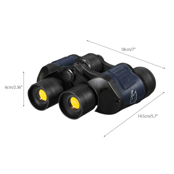 60X60 Night Vision Binoculars Hd Telescope Black