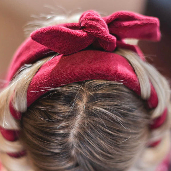 Headband Curler Heatless Hair Roller Stick Curling Rod No Set Tool Kit Rollers & Curlers