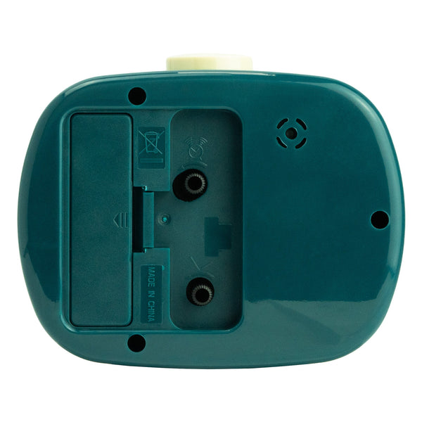 Leni Retro Alarm Clock Pea Lightweight Plastic With Glow In The Dark Details Alarm Clocks & Clock Radios