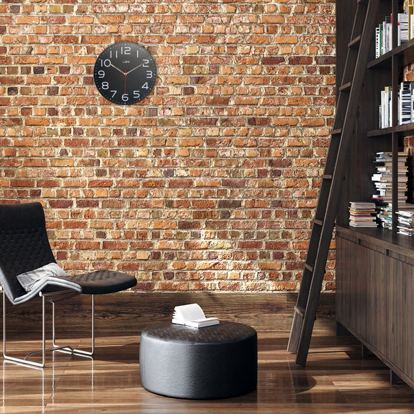 Leni Classic Wall Clock Black Thirty Centimetres With Silent Sweep Movement Wall Clocks