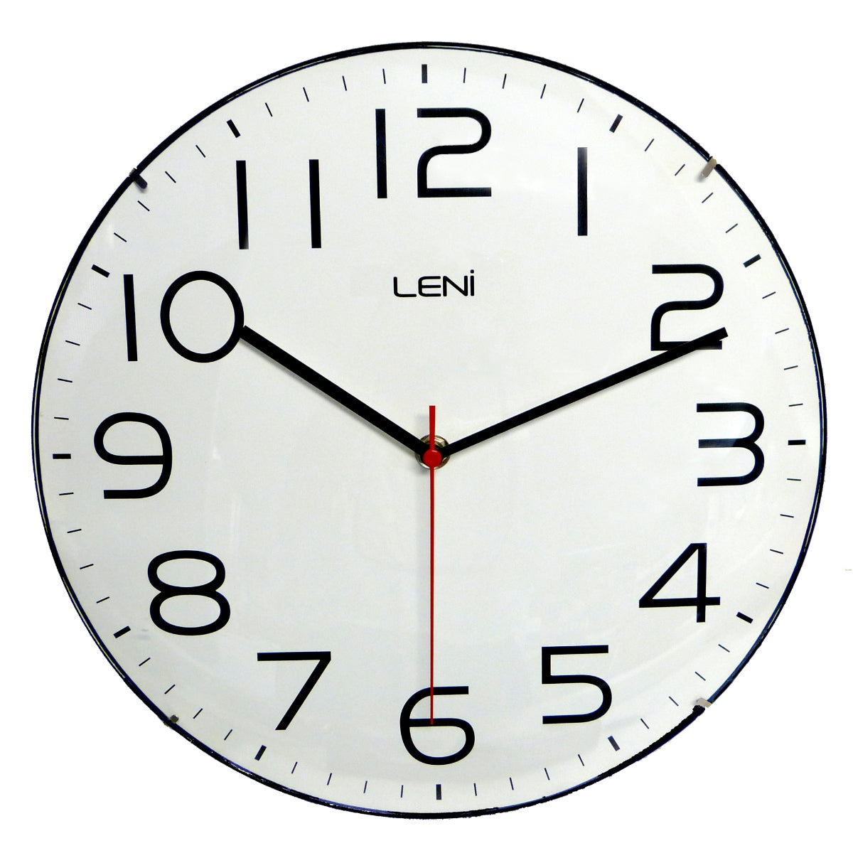 Leni Classic Wall Clock White 30 Centimetres With Silent Sweep Movement Wall Clocks