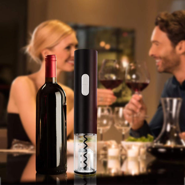Electric Wine Opener Automatic Corkscrew Bottle Kit With Foil Cutter Corkscrews & Bottle Openers