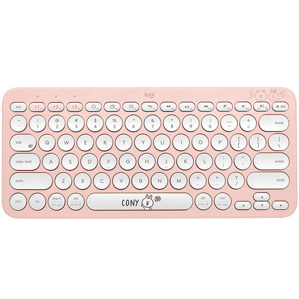 Logitech K380 Mini Bluetooth Wireless Keyboard Tablet Phone Pebble2+K390 Set Keyboards