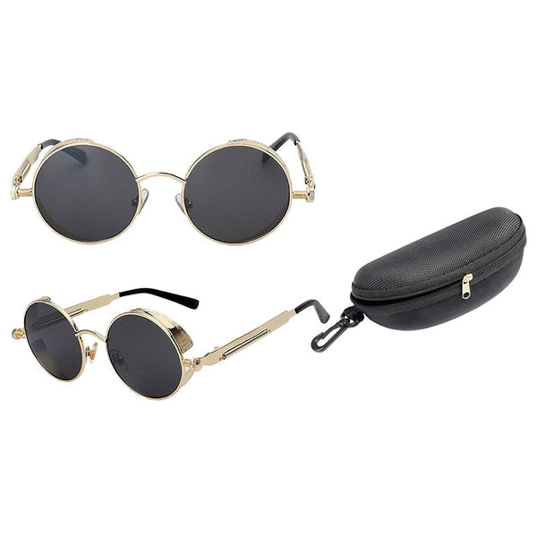 Round Metal Frame Sunglasses