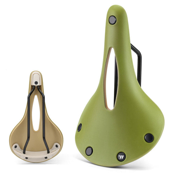 Retro Bicycle Saddle: Wear Resistant Anti Slip Multicolor Hollow Cushion For Road Bikes Bmx Mtb Touring Saddles & Seats