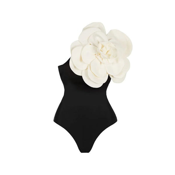 Swimsuit Women's 3D Flower Tight Beach Resort Swimwear