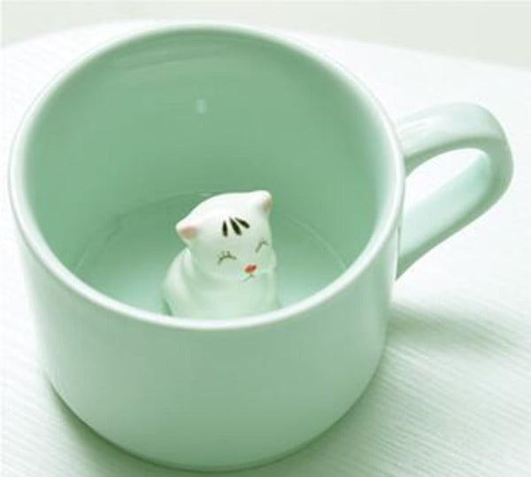Creative 3D Cartoon Animal Ceramic Novelty Mug Mugs