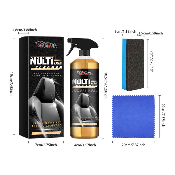 Mult Use Cleaner Car Interior Leather Maintenance And Renovation Decontamination Cleaning Agent Cleaning Waxing & Valeting