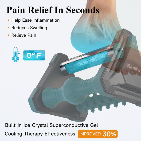 Foot Massager With Ice Compress To Relieve Plantar Fascia And Pain Three In One For Heel Massagers