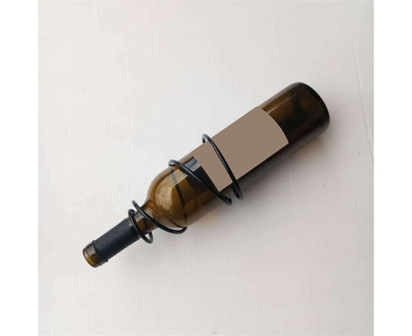 Wine Bottle Rack Rustproof Iron Wall Mounted Decor Art Barware