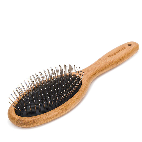 True Love Bamboo Pin Brush Dog Grooming