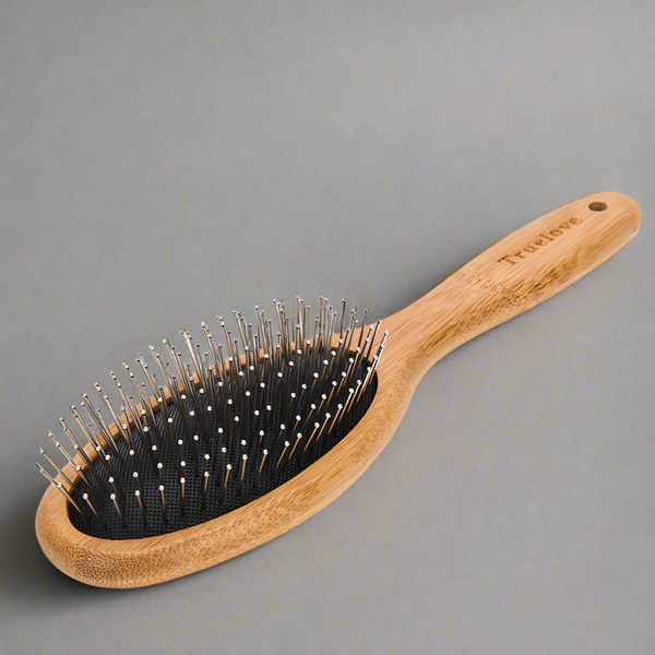 True Love Bamboo Pin Brush Dog Grooming