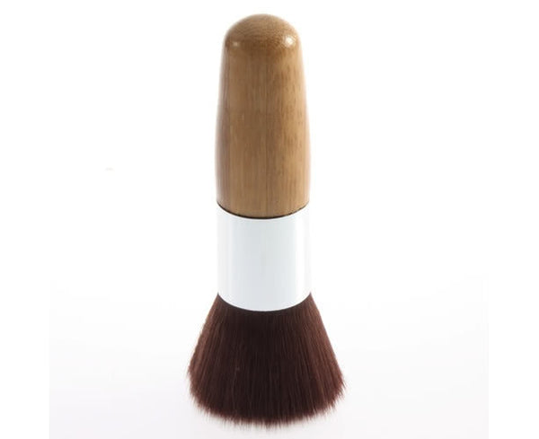 Wooden Handle Flat Top Makeup Brush Blush Foundation Powder Cosmetic Tools