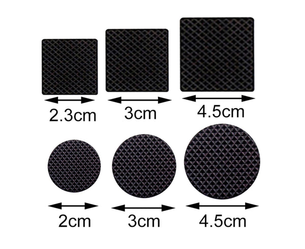 1 Set Furniture Feet Pad Mute Self-Adhesive Round/Square Chair Foot Non Slip Home Decor Daily Use-B-Round