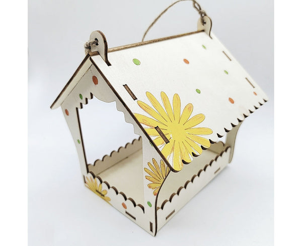 Diy Decorative Bird Feeder House Mini Garden
