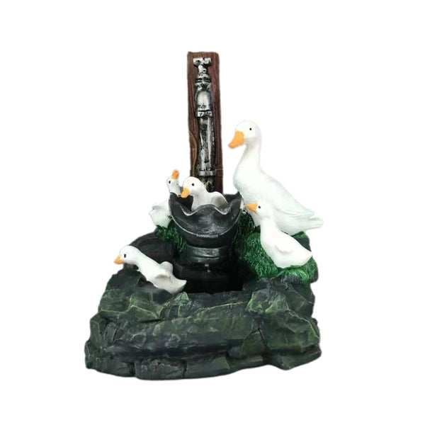 Duck Squirrel Model Statue Ornamental Multi Color Cascading Freestanding Decor Sculptures & Figurines