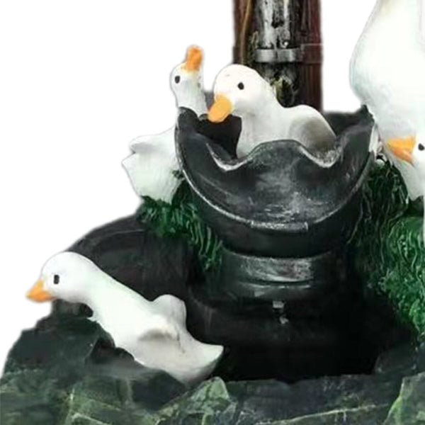 Duck Squirrel Model Statue Ornamental Multi Color Cascading Freestanding Decor Sculptures & Figurines