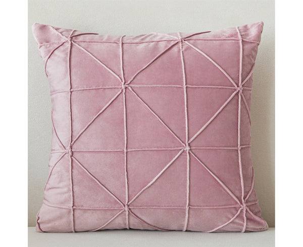 Square Soft Velvet Decorative Throw Pillow Cushion Cover Home Cushions & Decorative Pillows