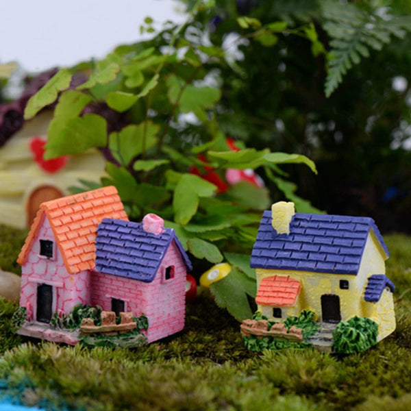 Fairy Miniatures Castles Terrarium Figurines House Villa Woodland Garden Decoration Sculptures & Figurines