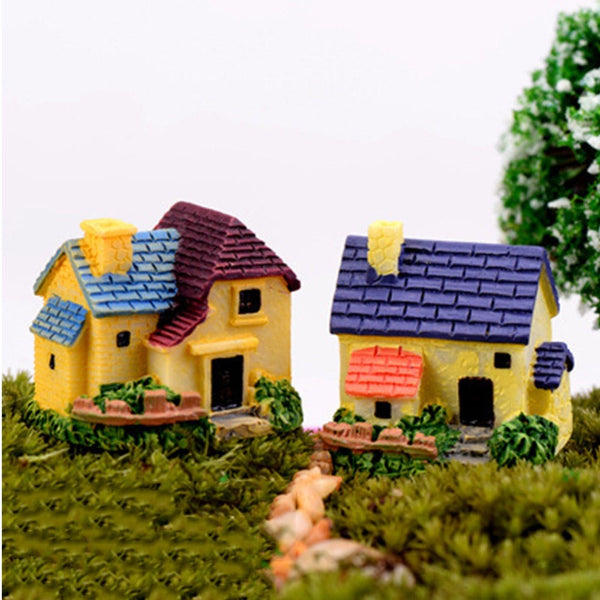Fairy Miniatures Castles Terrarium Figurines House Villa Woodland Garden Decoration Sculptures & Figurines